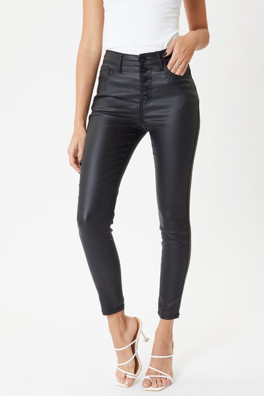 Faux Leather Jeans - Styled Chaos Boutique