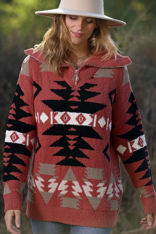 Aztec Pullover - Styled Chaos Boutique